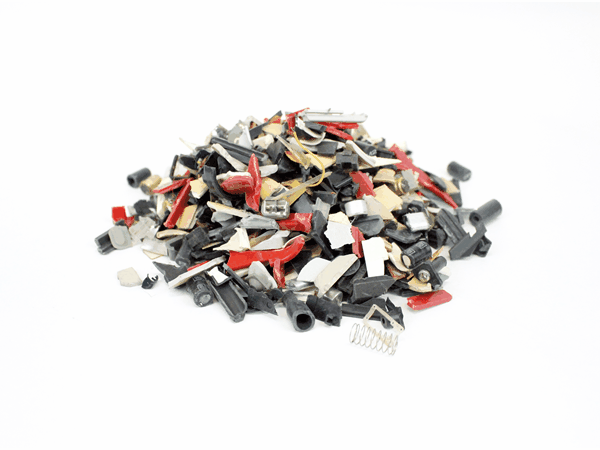 Probendarstellung: Elektroschrottfraktion (8-10 mm)
