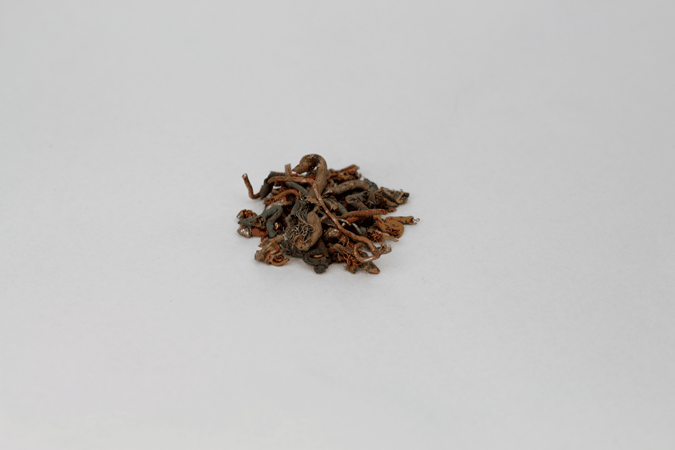 Probendarstellung:Metallkonzentrat 6-10 mm Kabel (0.6 Ma.-%)