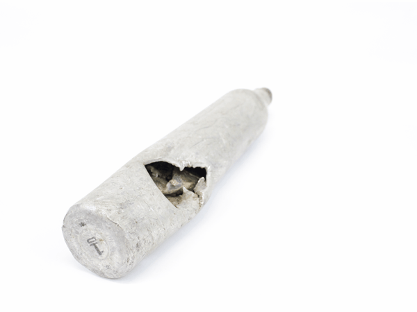Probendarstellung: Aluminium-Kartusche