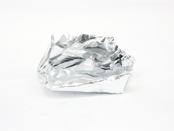 Probendarstellung: Aluminiumfolie