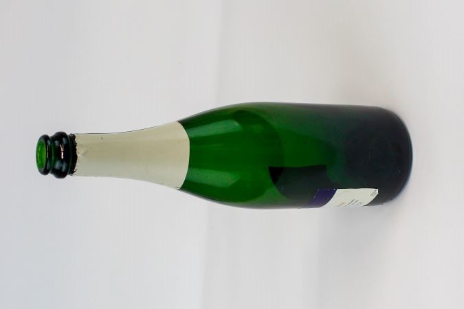 Probendarstellung: Sektflasche