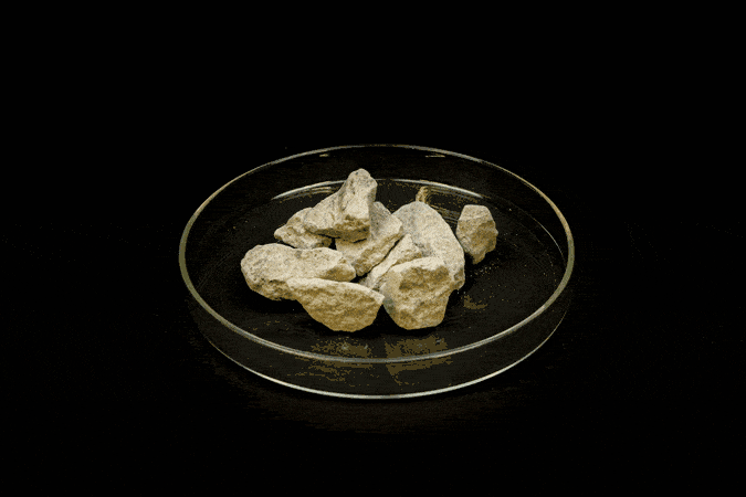 Probendarstellung: Gebrochene Natursteine