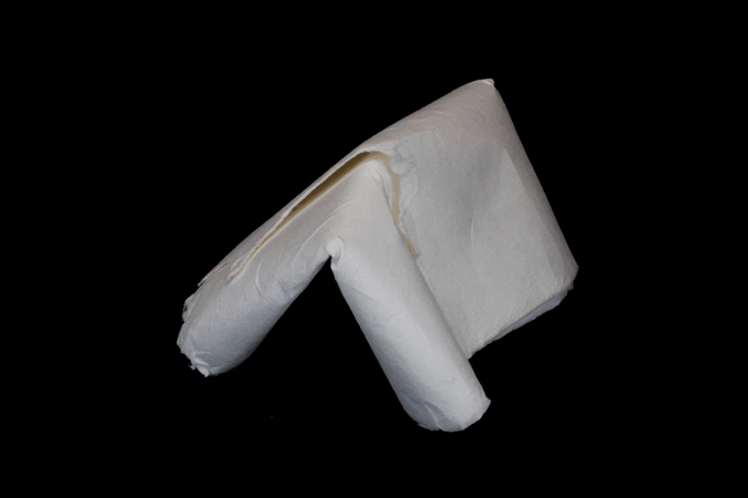 Probendarstellung: Geschöpftes Papier