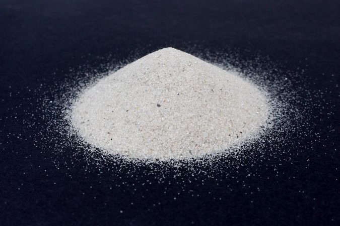 Probendarstellung: Quarzsand