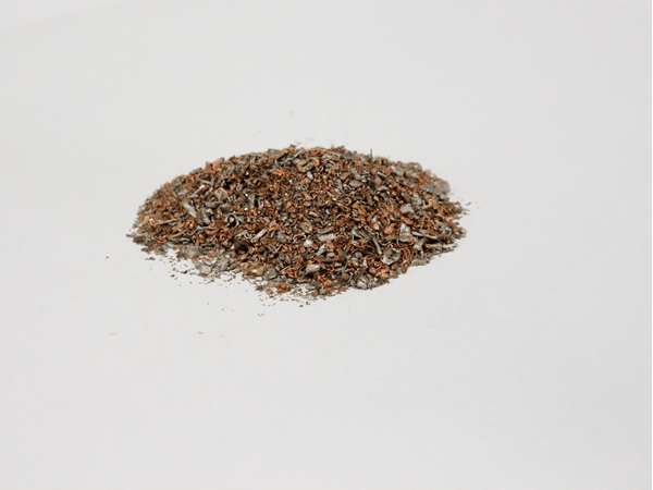 Probendarstellung: NE-Metallgemisch kleiner 1 cm